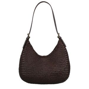 Dragon Diffusion Luna Mezza Leather Shoulder Bag, Brown